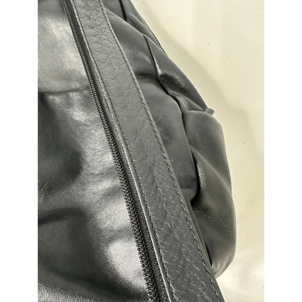 Derek‎ Alexander Black Leather Sling Backpack Navajo Purse Bag Womens